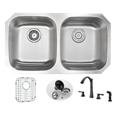 ANZZI MOORE Series KAZ3218-032O Kitchen Sink Kitchen Sink ANZZI